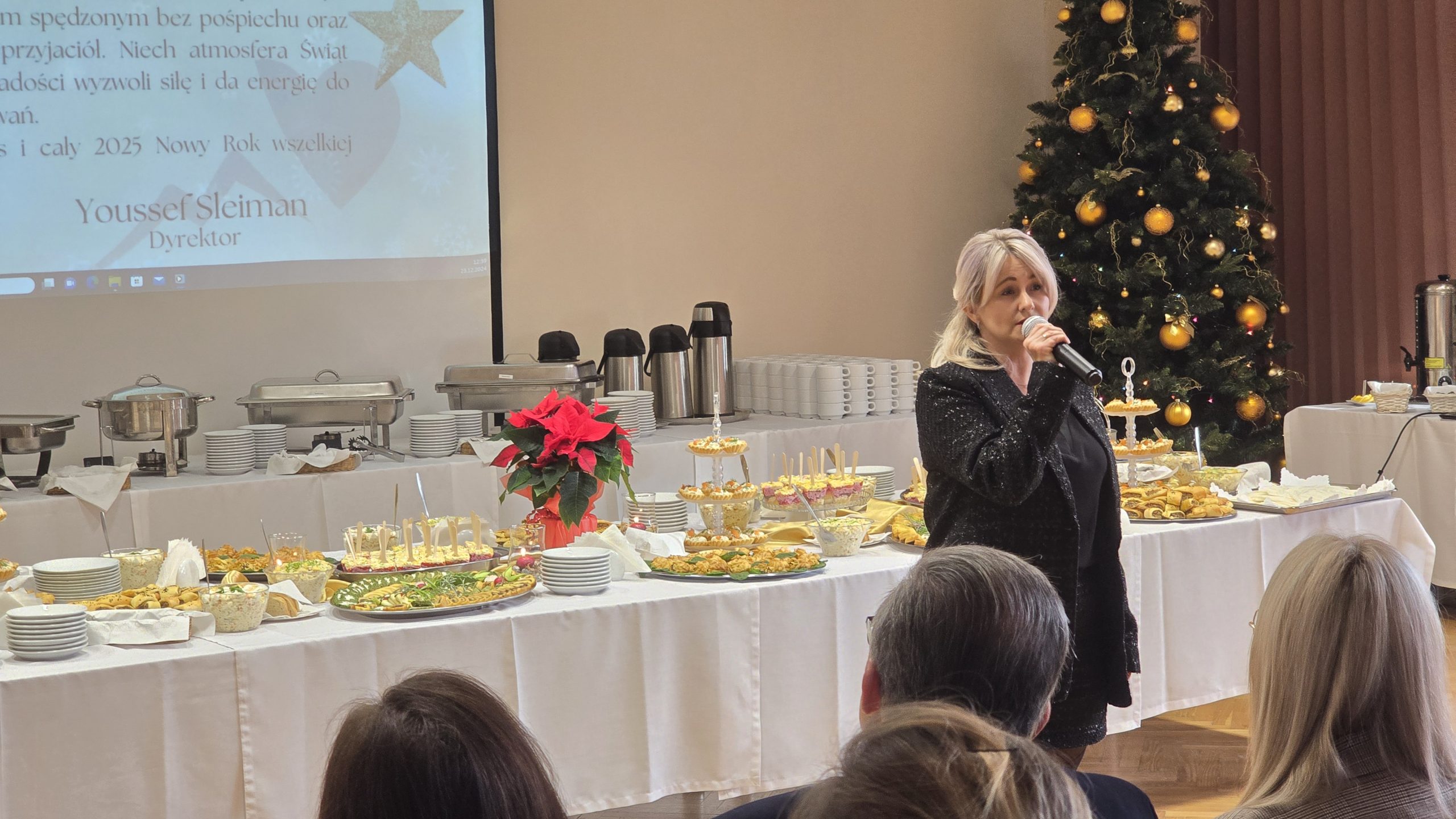 Wigilijne spotkanie pracowników szpitala w Czerwonej Górze