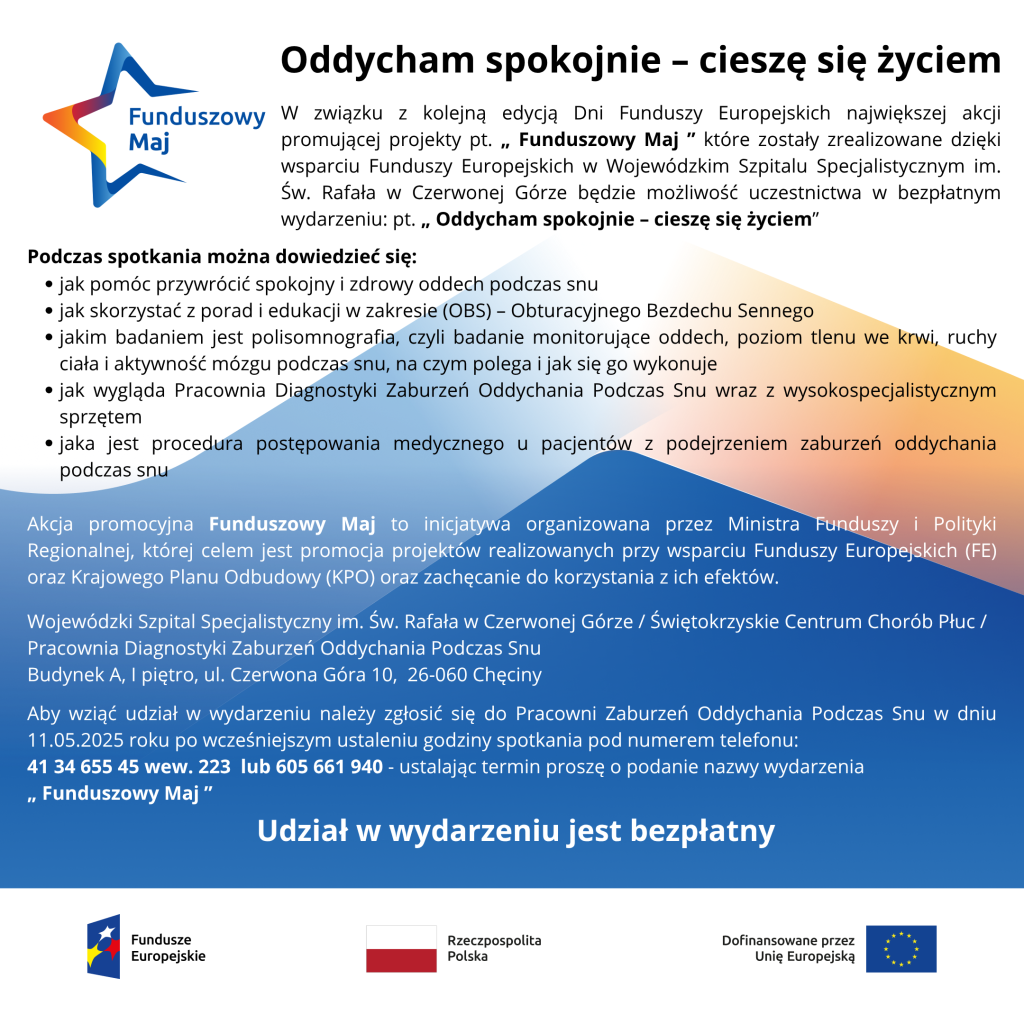 Oddycham spokojnie – cieszę się życiem