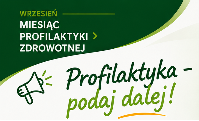 Wrzesień – Miesiąc profilaktyki Zdrowotnej